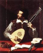 GRAMATICA, Antiveduto The Theorbo Player dfghj oil painting picture wholesale